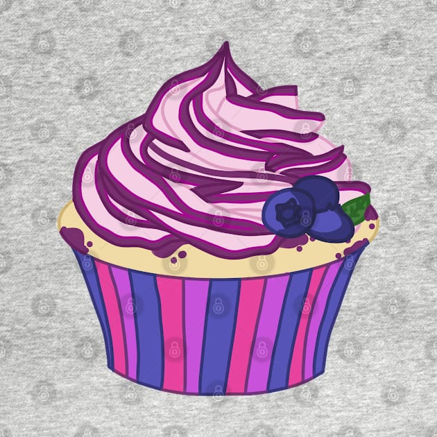 Blueberry Cupcake by casserolestan